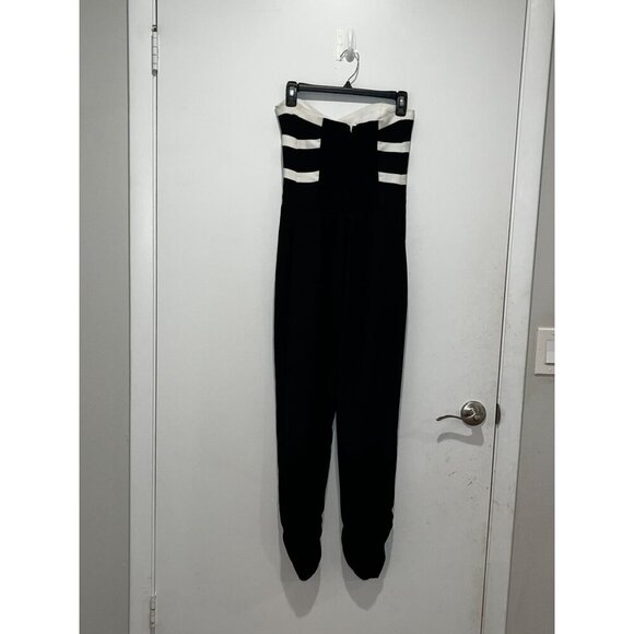Parker Chevron Carmela Combo  Strapless  Women's Jumpsuit Size M - Picture 5 of 11